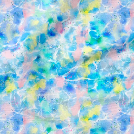 Fabric Editions Multicolor Deep Sea Cotton Fabric {5}