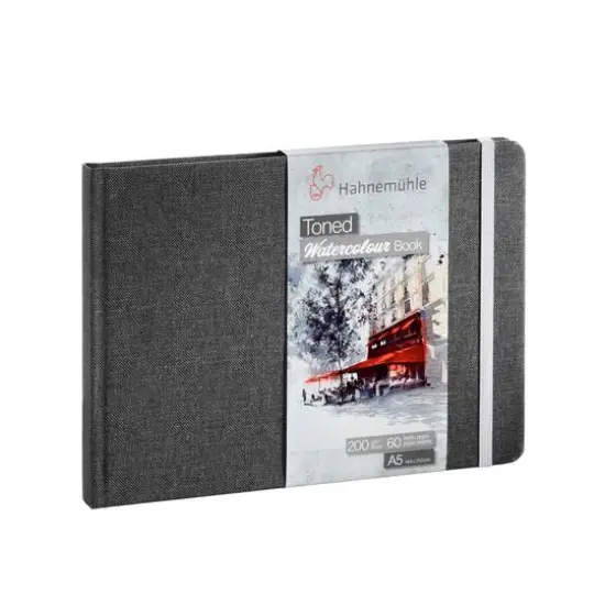 Hahnem&uuml;hle Toned Watercolour Paper Book {1}