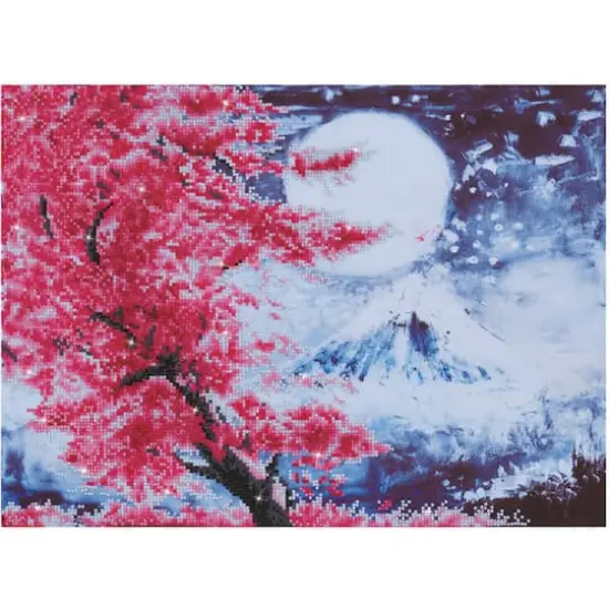 Diamond Dotz&reg; Cherry Blossom Mountain Diamond Painting Kit {4}