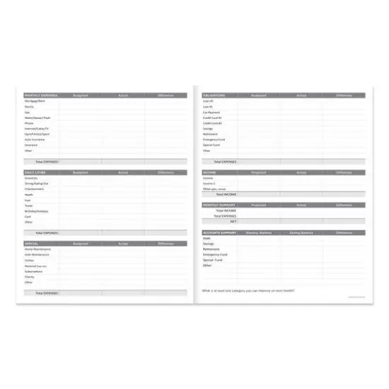 Big Money Striped Planner {4}