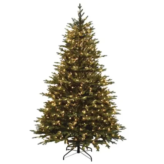 7.5ft. Pre-Lit Balsam Artificial Christmas Tree, Clear Lights {1}