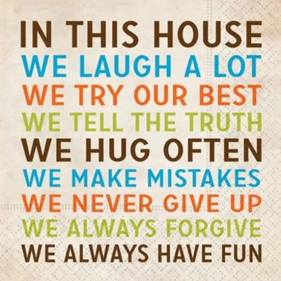 JAM Paper In This House Cocktail Napkins, 40ct. {1}