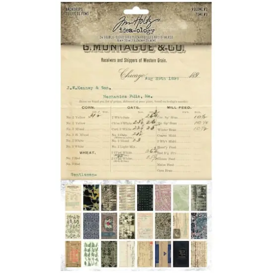 Tim Holtz&reg; Idea-Ology&reg; Backdrops Double-Sided Cardstock {1}