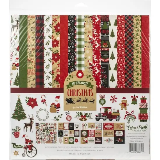Echo Park&trade; My Favorite Christmas Collection Kit, 12" x 12" {1}