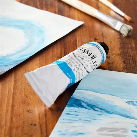 Gamblin Artist Grade Oil Colors, 37mLManganese Blue Hue {3}