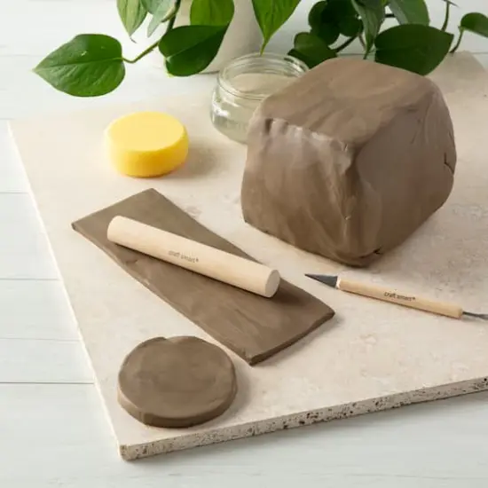 10lb. Natural Clay by Craft Smart&reg; Gray {3}