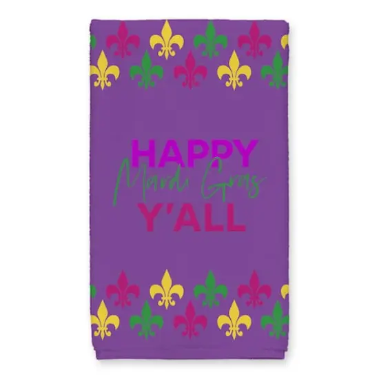Happy Mardi Gras Tea Towel Set {3}