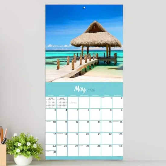 2026 Tropical Escapes Wall Calendar {4}