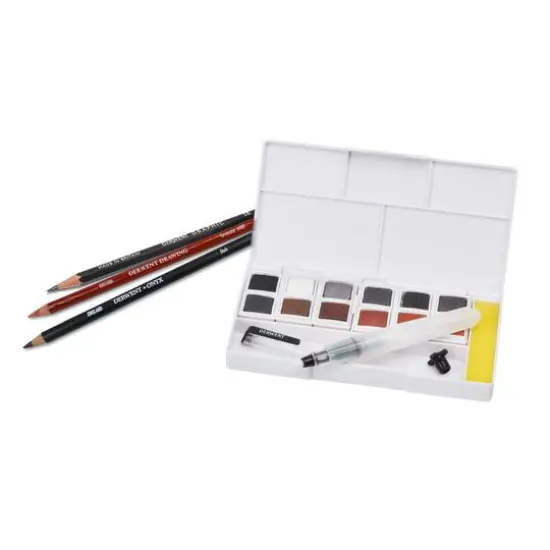 Derwent 12 Color Shade & Tone Mixed Media Set {6}