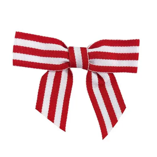JAM Paper 7/8" Grosgrain Stripes Twist Tie Bows, 100ct. {1}