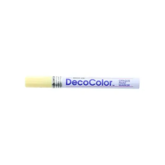Decocolor&trade; Broad Paint Marker Cream Yellow {3}