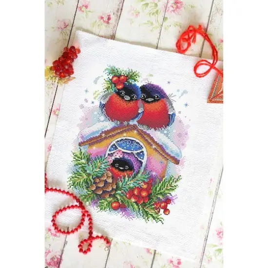 Mp Studia Winter House Cross Stitch Kit {4}
