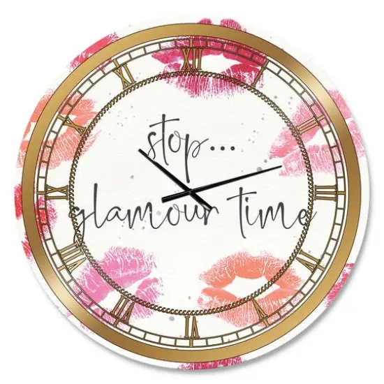 Designart Chic Accents VI Glam Wall Clock {1}