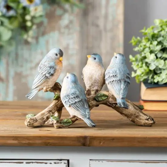 11" Birds on Branch Figurine  {3}