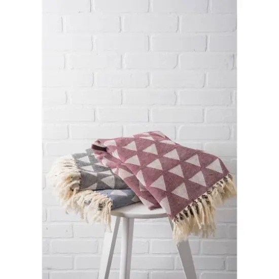 Triangle Throw French Blue" {3}