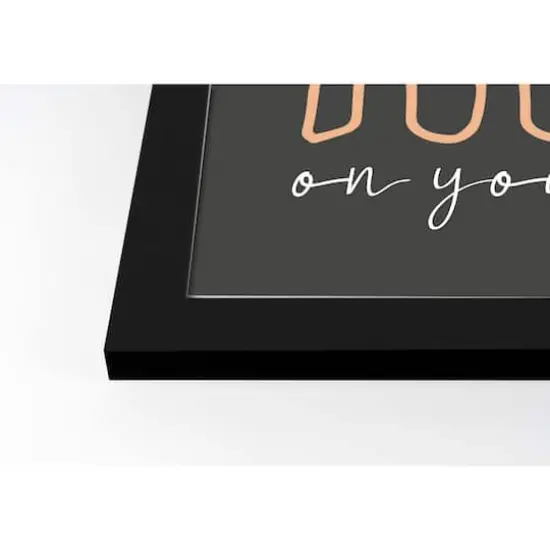 Boo On You Halloween Print in Black Frame {3}