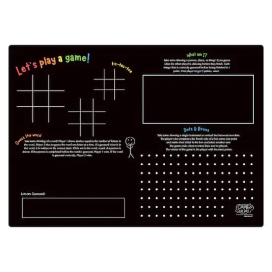 The Pencil Grip Games Reusable Activity Playmats, 6ct. {1}