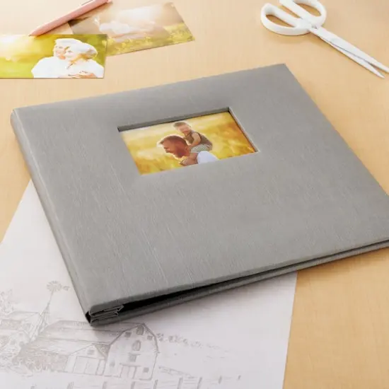 12" x 12" Silver Shimmer Scrapbook Album by Recollections&reg; {3}