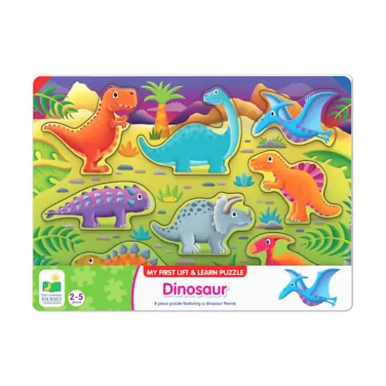My First Lift & Learn Puzzle - Dinosaur: 8 Pcs {1}