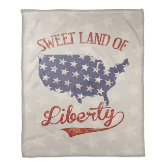 Sweet Land of Liberty Coral Fleece Blanket {1}
