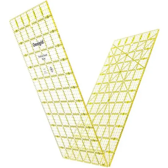 Omnigrid&reg; Folding Rectangle Quilting Ruler, 6" x 24" {3}