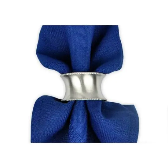 Beaded Silver Napkin Ring, 6ct. {3}