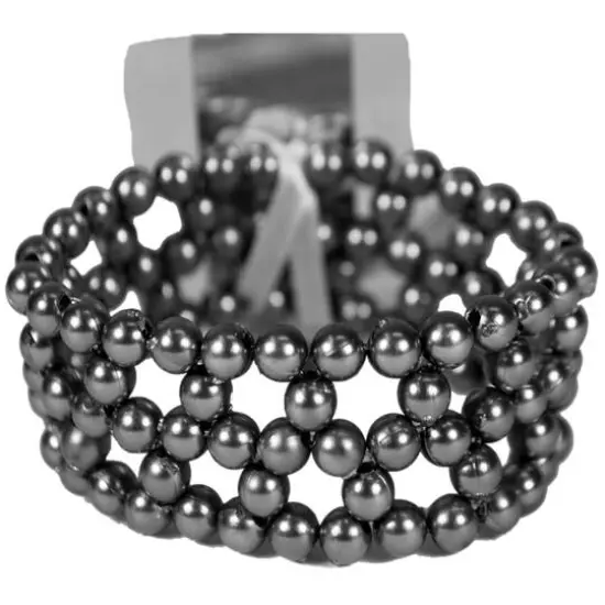 JAM Paper Beaded Bracelet, 2ct. Black {2}