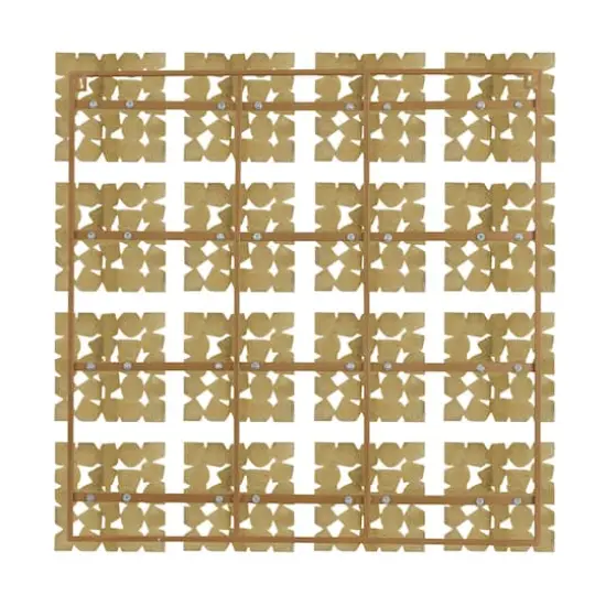 Gold Aluminum Contemporary Wall Decor, 43" x 42" {5}