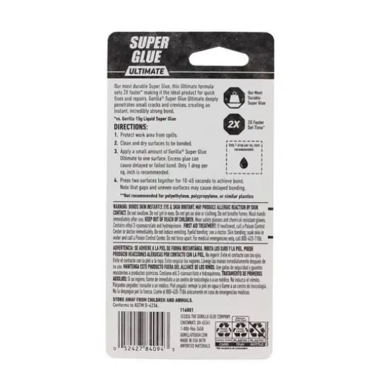 Gorilla&reg; Ultimate Super Glue {6}