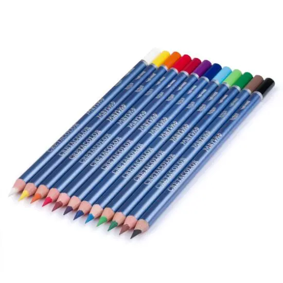 Cretacolor&reg; Marino Lightfast 12 Color Watercolor Pencil Set {4}