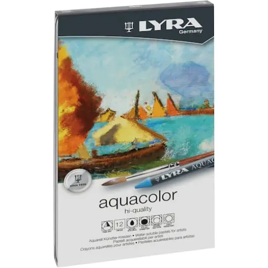 Lyra Aquacolor 12 Color Crayon Set {1}