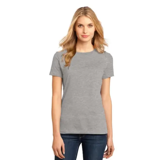 District&reg; Women's Perfect Weight&reg; Adult T-Shirt Heathered Steel {4}