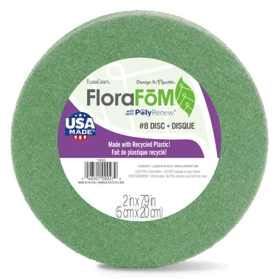 FloraCraft&reg; FloraFōM Green Foam Disc {3}