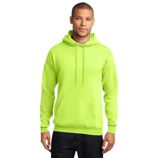 Port & Company® Neon Core Fleece Pullover Hooded Sweatshirt Neon Yellow {4}