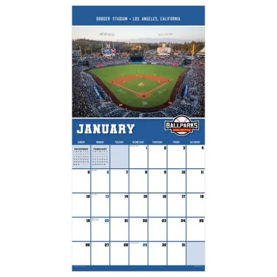 TF Publishing 2025 Ballparks Wall Calendar {4}