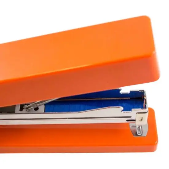JAM Paper Desk Stapler & Staples Set Orange/Blue {4}