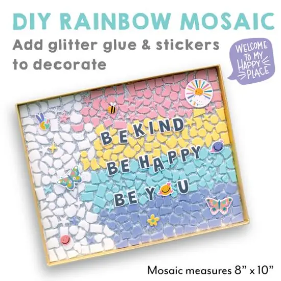 Creativity for Kids&reg; Rainbow Mosaic {7}