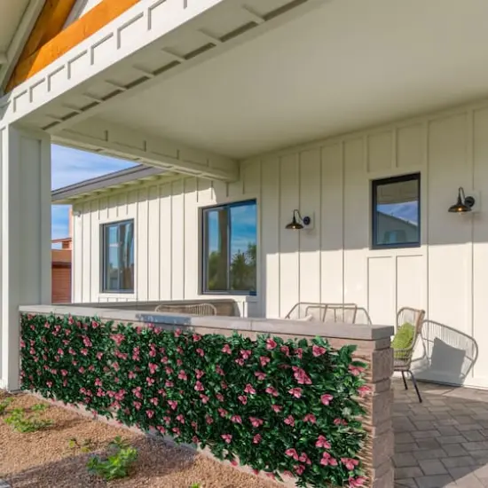 40" x 80" Artificial Bougainvillea Expandable Privacy Fence Screen {7}