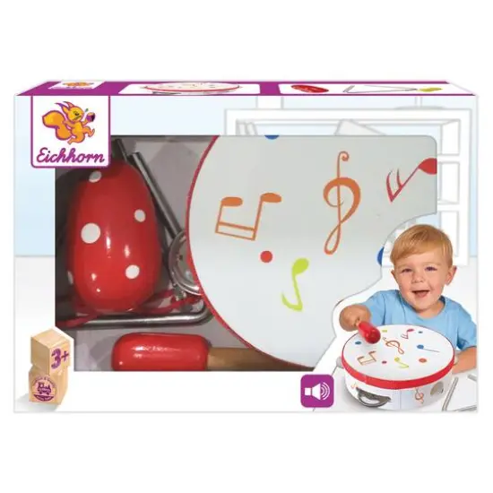 Dickie Toys Eichhorn Wooden 5 Piece Music Set {1}