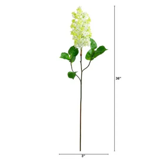 36" White Lilac Flower Stems, 3ct. {9}