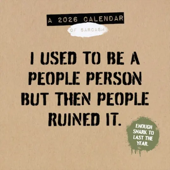2026 Anti-Affirmations Wall Calendar {1}