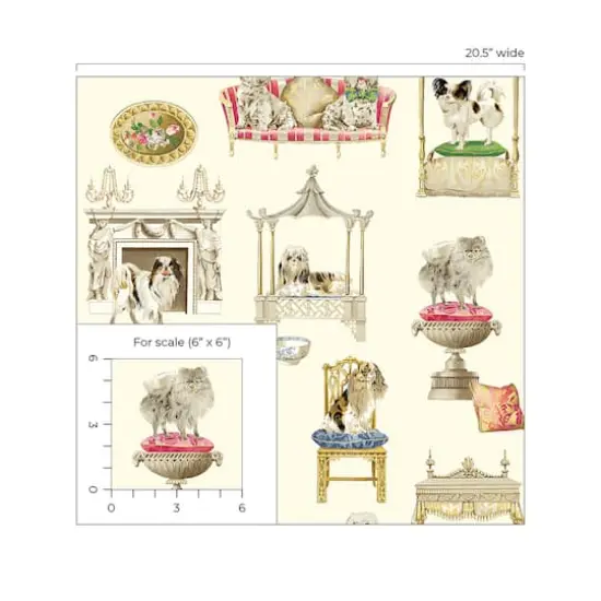 Surface Style Best in Show Peel & Stick Wallpaper Gardenia {4}