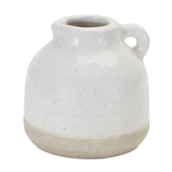 4.75" Stoneware Pitcher Bud Vase, 3ct. {3}