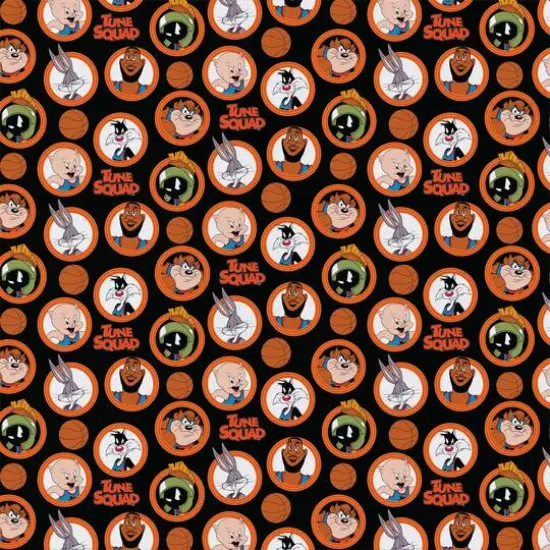 Space Jam Character Cards Precut Cotton Fabric {1}