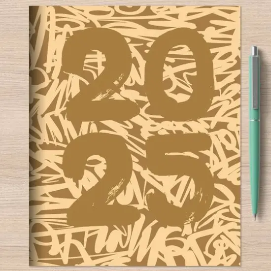 TF Publishing 2025 Muddy Scribbles Medium Monthly Planner {7}