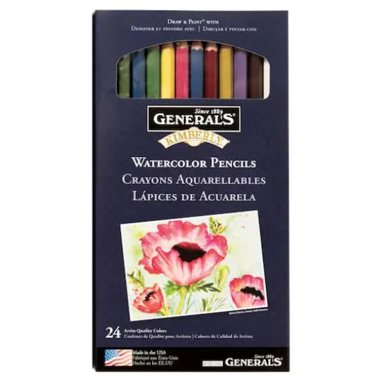 General's&reg; Kimberly&reg; Watercolor Pencil 24 Color Set {1}