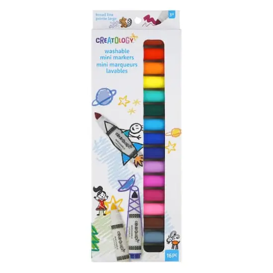 Broad Line Washable Mini Markers by Creatology&trade; {4}