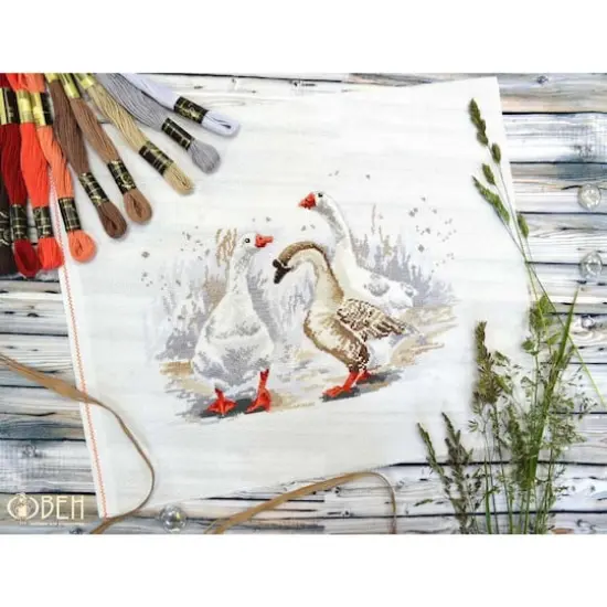 Oven Three Merry Goose Cross Stitch Kit {3}