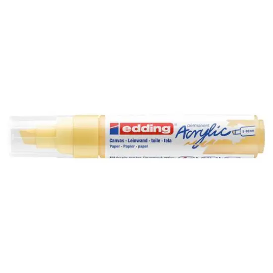 edding&reg; 5000 Broad Acrylic Marker Pastel Yellow {1}