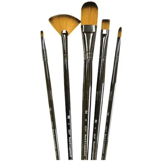 Zen&trade; Series 43 Long Handle 5 Piece Brush Set {1}